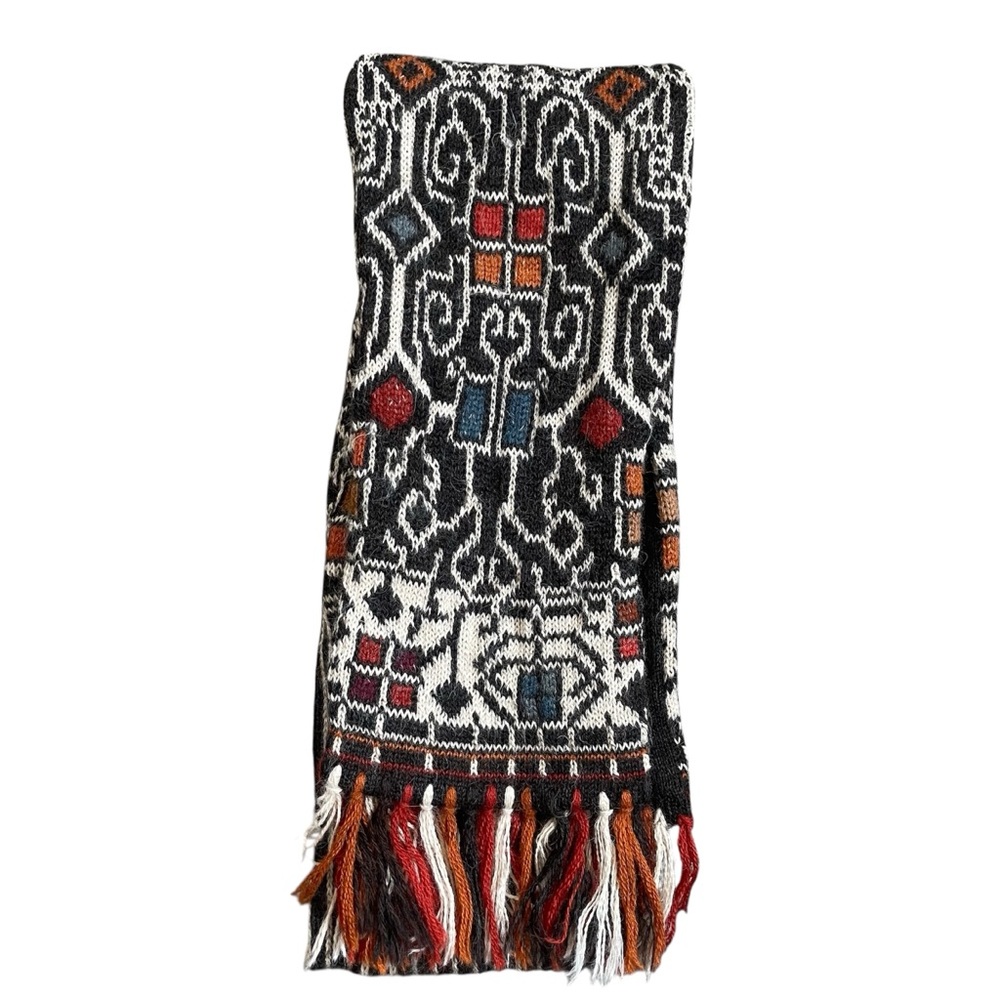 INTIWARA 100% Alpaca Scarf Hand Made In Bolivia - Picture 2 of 8